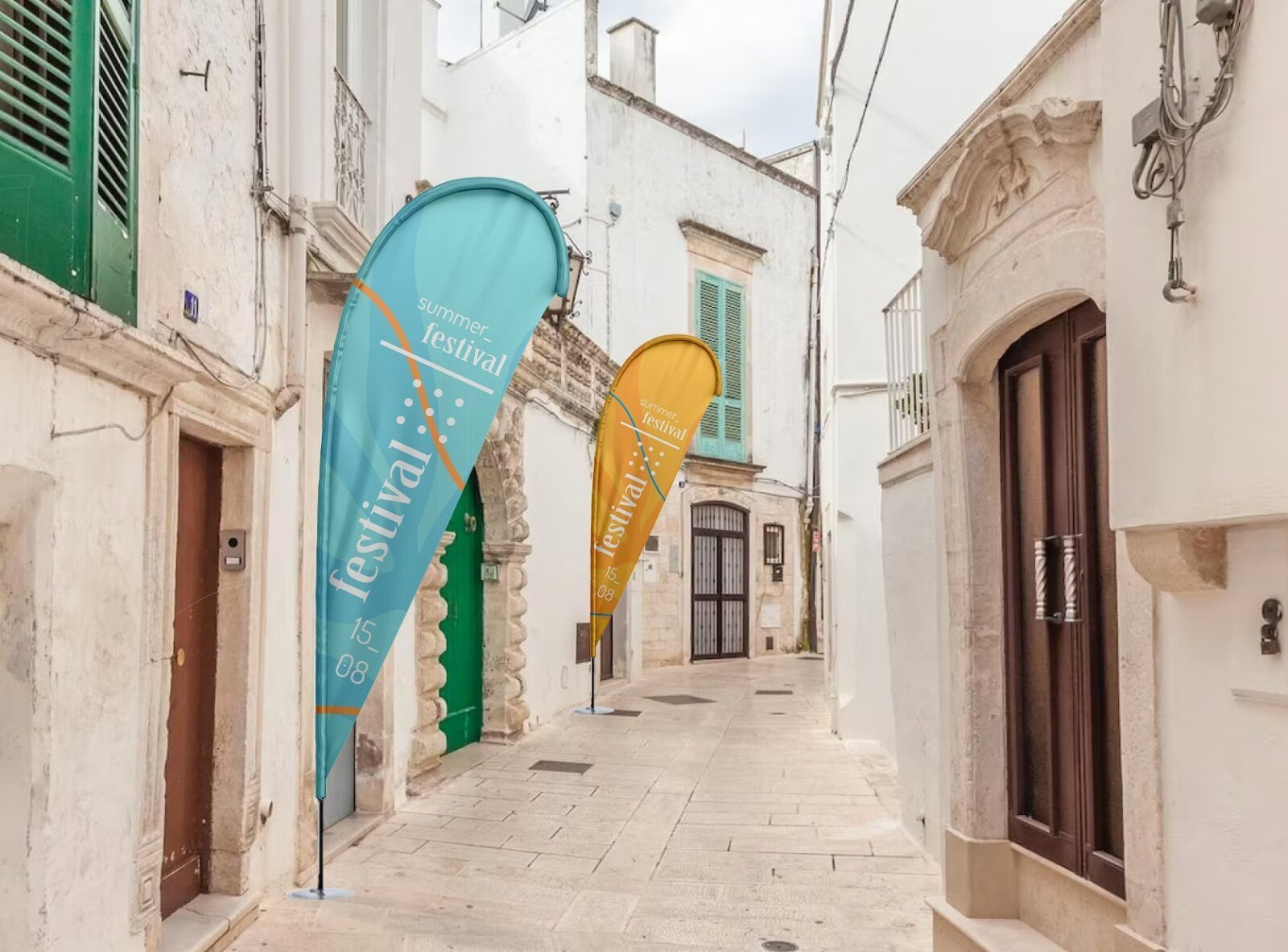 Bandiera Goccia Large