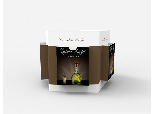 Porta leaflet Pentagono A6